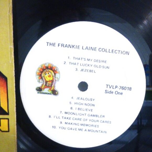 1976 FRANKIE LANE COLLECTION Record LP Vinyl TVLP-760018 Ahed Precision Records - Picture 2 of 4
